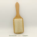 Brosse à Cheveux Large en Bambou – Démêlage Doux Tous Types de Cheveux