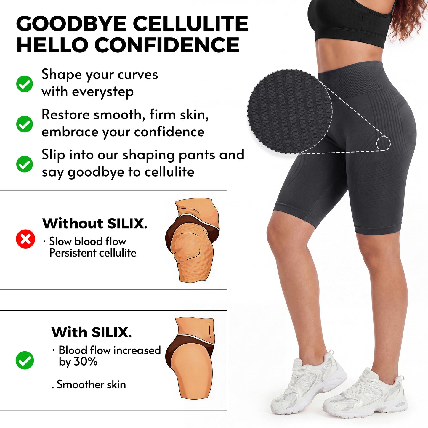 Shorty Sculptant 3D Anti-Cellulite